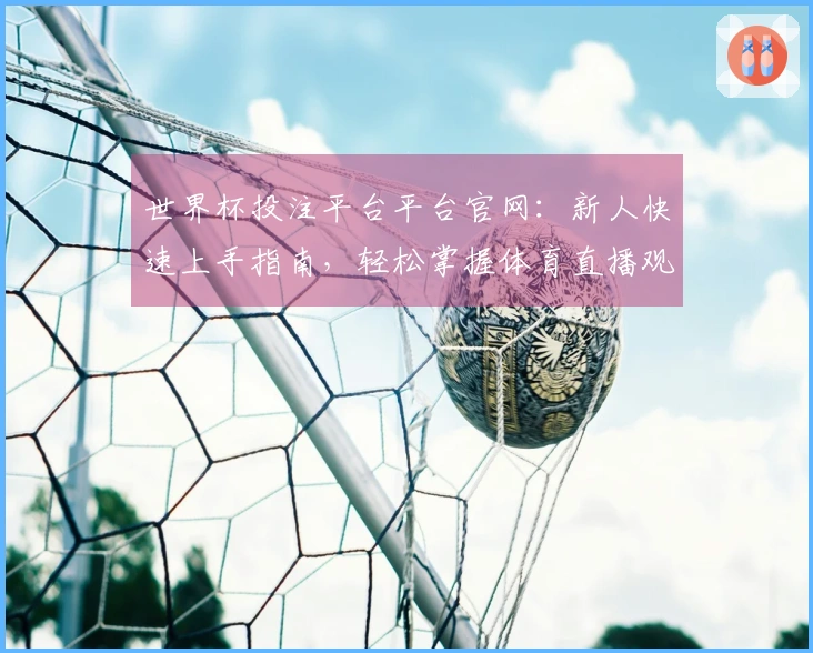 世界杯投注平台平台官网：新人快速上手指南，轻松掌握体育直播观赛新体验